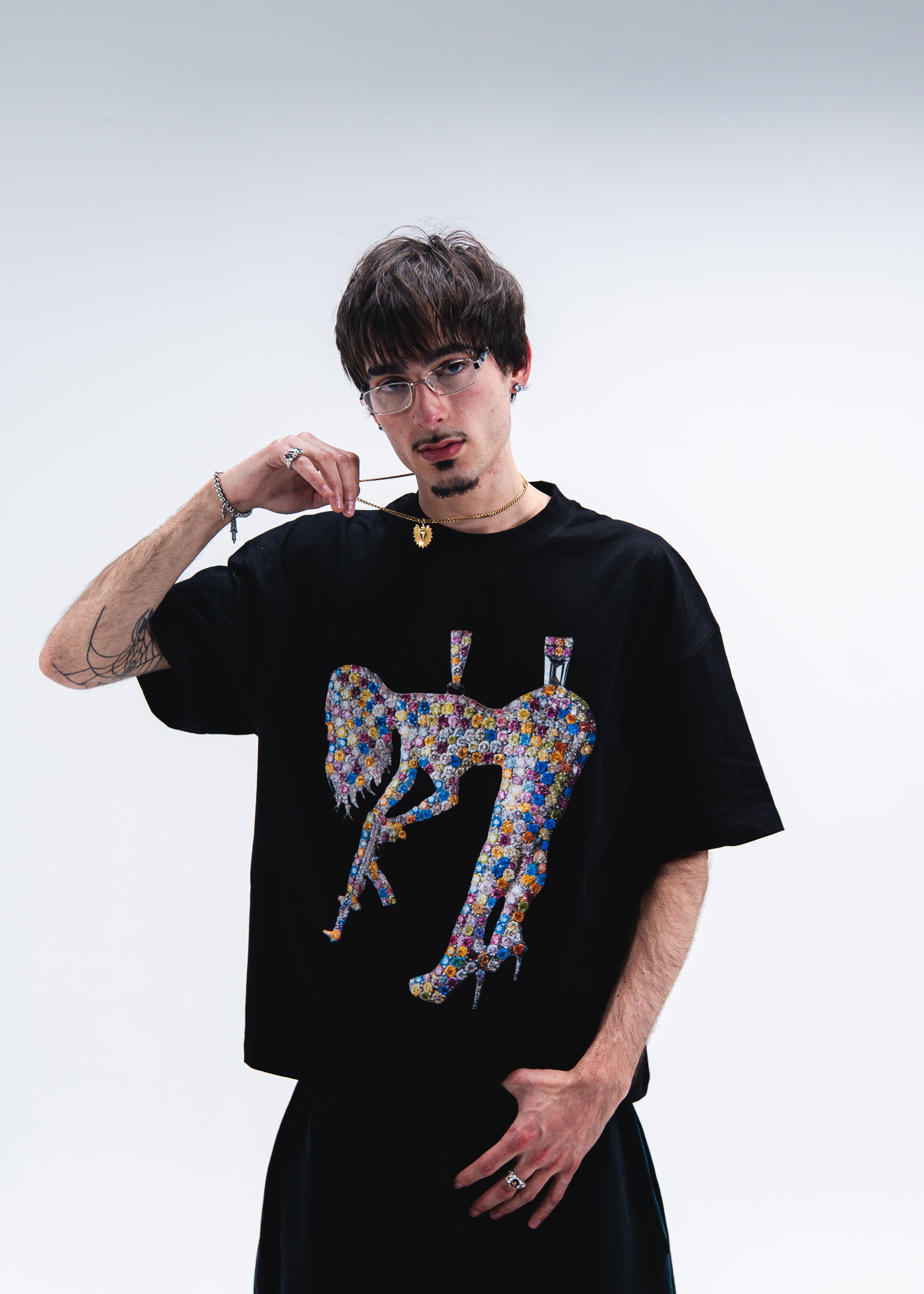 Diamond Pendant Logo T-Shirt