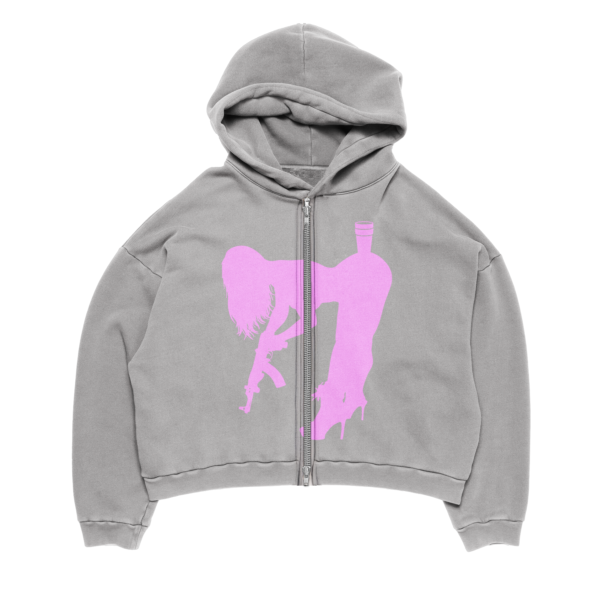 Drankstar Pink Logo Zip up